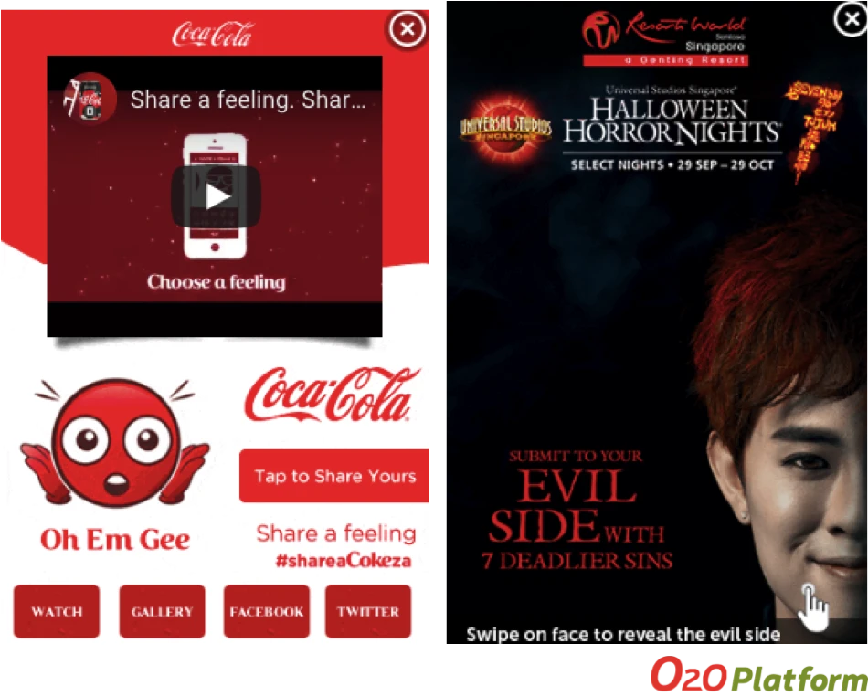 O2O Marketing: Engaging online customers through interactive ads